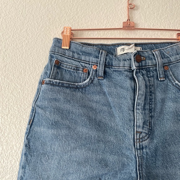 Madewell High-Rise Mid-Length Denim Shorts - Picture 5 of 7